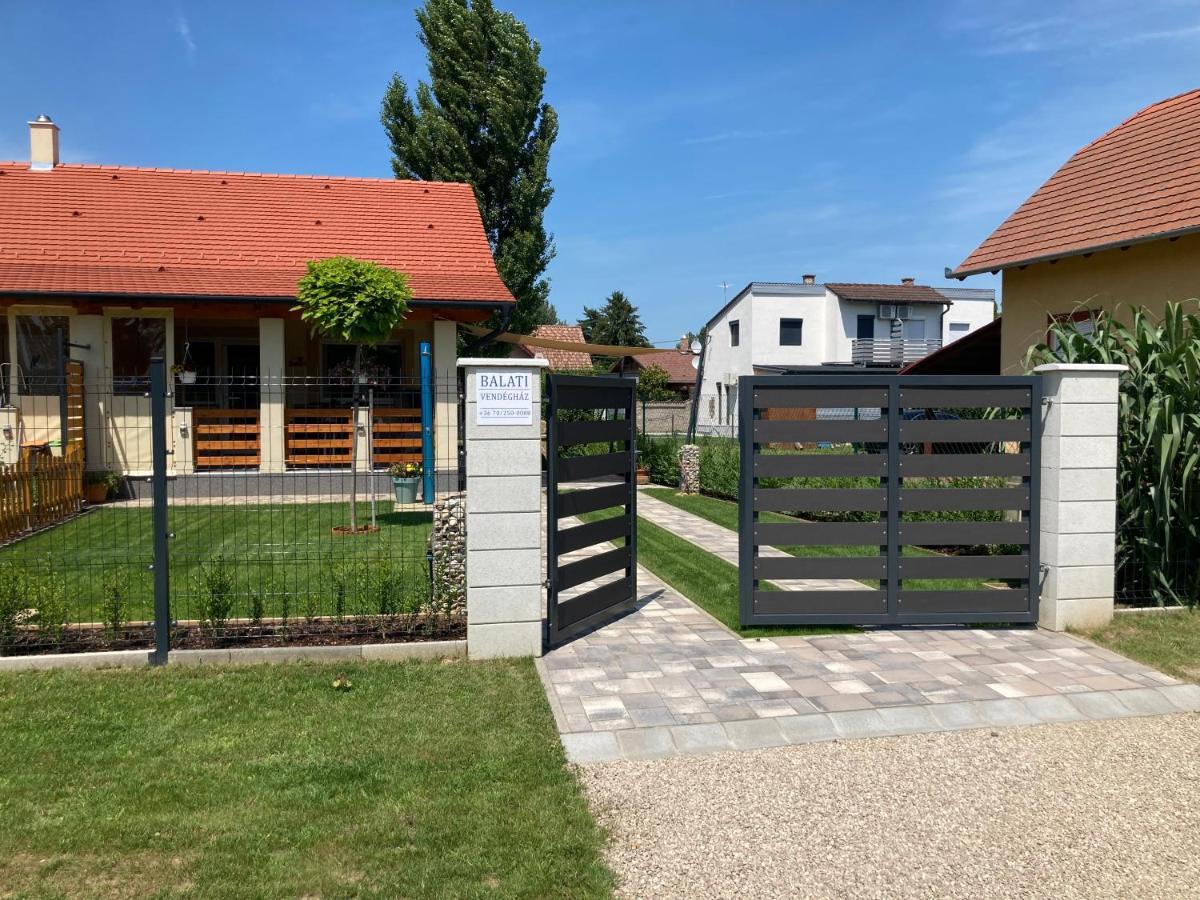 Apartamento Balati Vendégház Balatonmáriafürdő Exterior foto